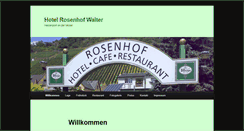 Desktop Screenshot of hotel-rosenhof-walter.de